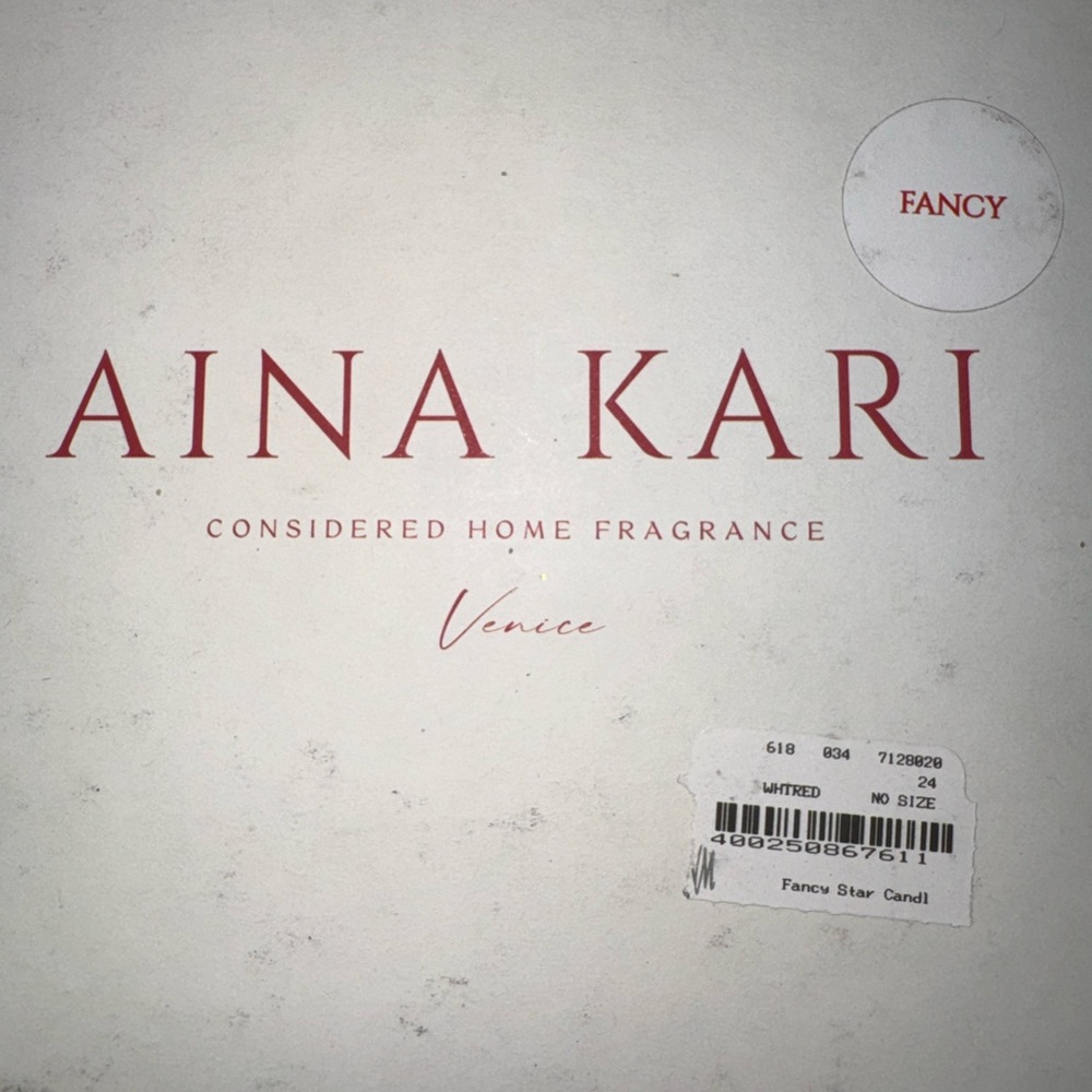 Aina Kari Fancy Star Candle